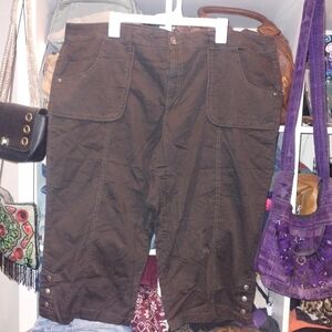 North Crest Brown Cargo Shorts 20W